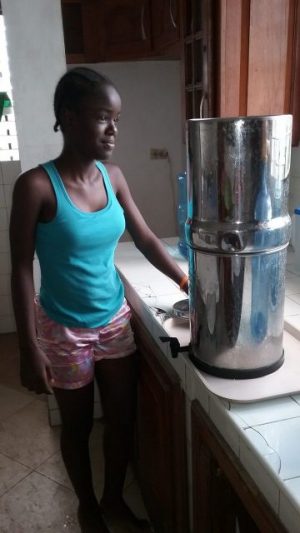 2. Chineca is in charge of the water filter process